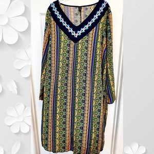 Colorful Dress Size 16/18 US please read description and check measureme…